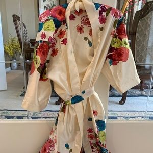 COPY - Floral Silk Kimono